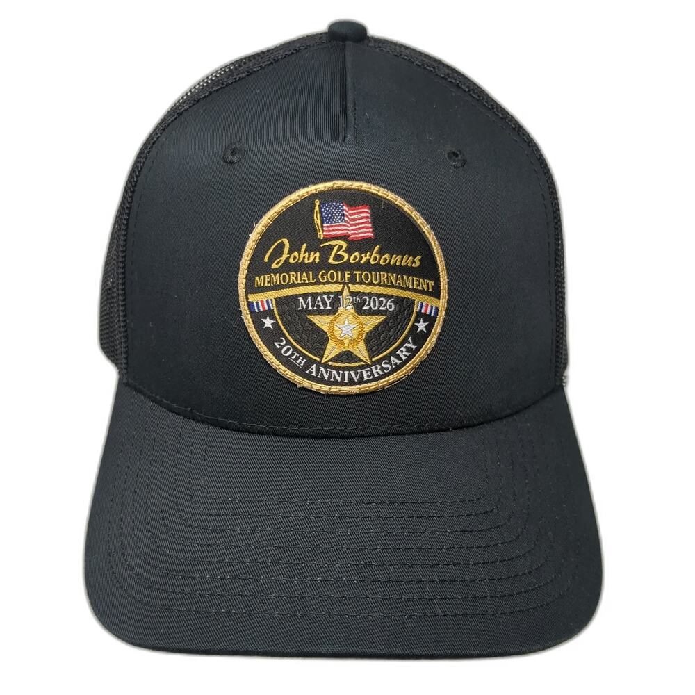 Richardson Trucker Hat Black One Size John Borbonus Memorial Golf Tournament